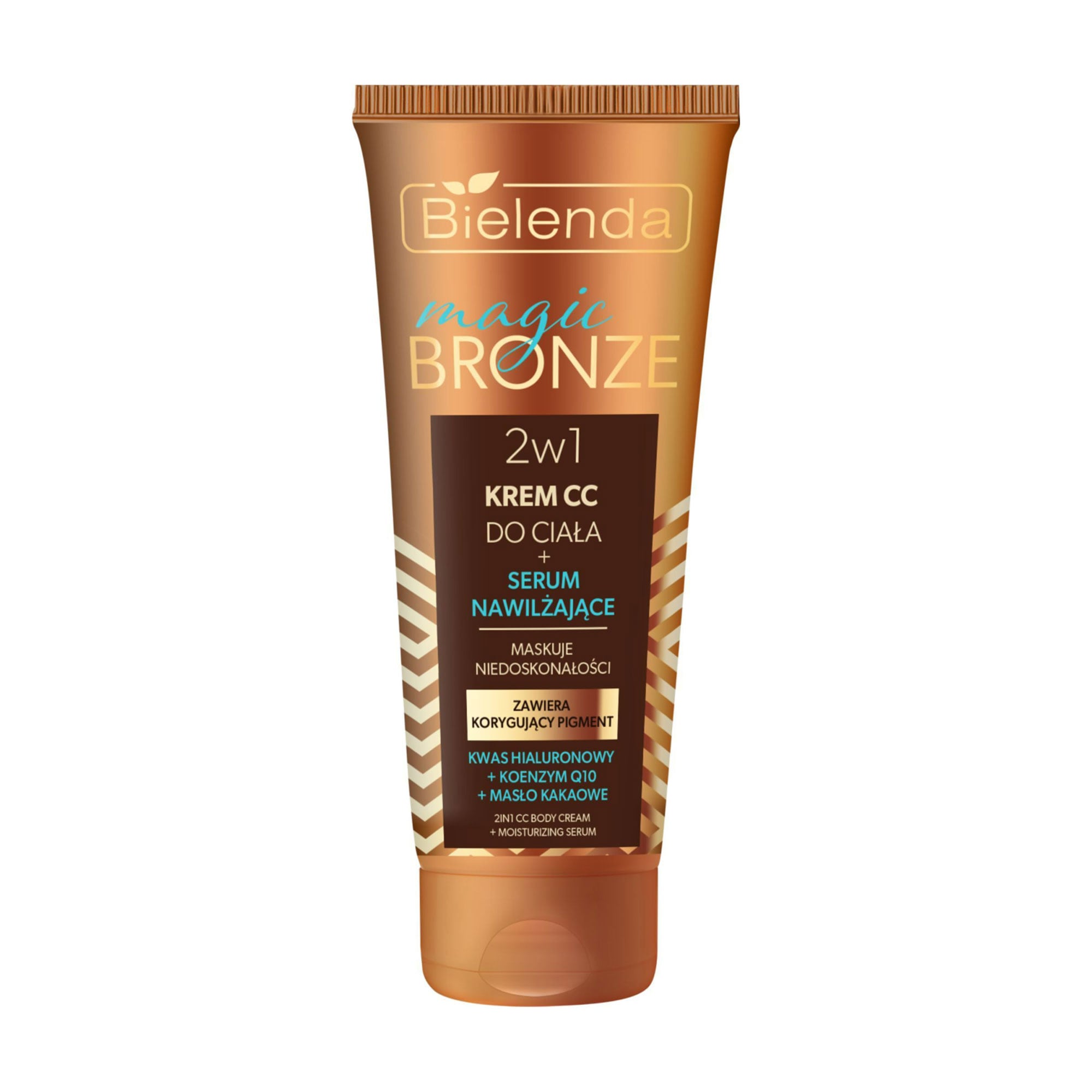 Крем та зволожувальна сироватка для тіла 2 в 1 Bielenda Magic Bronze 2 in 1 CC Body Cream + Moisturizing Serum, 150 мл